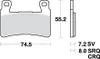 TRW Bremsbelagsatz MCB703SV CBR900RR Fireblade SC33 GT250 Produktbild-Vorschau 13