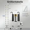 6,3 meter telescoopladder met verstevigde haken, extra lang Productafbeelding-voorbeeld 2