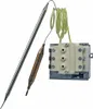 A thermostat temperature sensor with a coiled wire and a control unit, isolated on a white background. Produktbild-Vorschau
