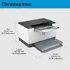 HP LaserJet M207dw Wireless Schwarzweiß Drucker, Duplex, Produktbild-Vorschau 4