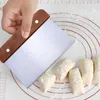 Premium Teigkarte Teigschaber aus Edelstahl 15cm groß mit Produktbild-Vorschau 6