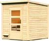 Karibu Saunahaus Außensauna Gartensauna Pepe 2 + 9kw -Ofen Produktbild-Vorschau 6