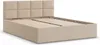 Polsterbett BORGO 140x200 mit Bettkasten, Metall-Lattenrost Produktbild-Vorschau 6