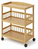 Carrello da cucina Relaxdays, in bambù, 3 ripiani, per Anteprima dell’immagine prodotto 8
