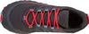 Trailrunning-Schuh "Lycan Woman Gtx" von La Sportiva in Schwarz mit roten und blauen Schnürsenkeln. Produktbild-Vorschau