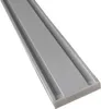 Binario per tende "silver" in alluminio, tutte le lunghezze Anteprima dell’immagine prodotto 1
