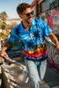King Kameha Hawaiihemd "Beach" in Türkis Herren Hawaii-Hemd Produktbild-Vorschau 8