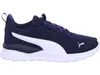 A single blue Puma training shoe with a white stripe and sole, shown from the side against a white background. Produktbild-Vorschau