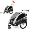 Obrotowa przyczepka rowerowa SAMAX 360° 2w1 jogger - w Podgląd zdjęcia produktu 1