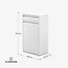 Klarstein Poubelle Cuisine 50 L - Acier Inoxydable avec Voir les images du produit 7