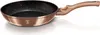 A rose gold frying pan with a black speckled interior, shown from a side angle on a white background. Podgląd zdjęcia produktu