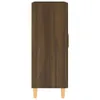The Living Store Sideboard Braun Eichen-Optik 69,5x34x90 cm Produktbild-Vorschau 8