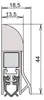 Athmer Absenkdichtung Wind-Ex RTK-1 - Weiß - 985 mm - Produktbild-Vorschau 3