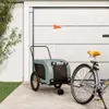 Cloris Designermöbel Fahrradanhänger Hunde Grau und Schwarz Produktbild-Vorschau 1