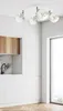 Lampa Wisząca Sufitowa Żyrandol Biała Szklane Kule White Podgląd zdjęcia produktu 3