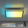 Plafoniera LED RGB, dimmerabile, telecomando, L 45 cm Anteprima dell’immagine prodotto 14