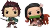 Two Funko Pop! vinyl figures of anime characters. Podgląd zdjęcia produktu