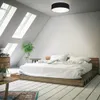 B.K.Licht Plafoniera in tessuto nero, attacco per 2 Anteprima dell’immagine prodotto 4
