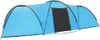 vidaXL Camping-Zelt Iglu 650x240x190 cm 8 Personen Blau Produktbild-Vorschau 2