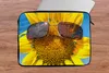 MuchoWow® Laptop Hülle 14 ZollSonnenblume mit Sonnenbrille Produktbild-Vorschau 5