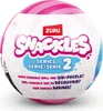 A round, spherical toy product with branding and text. Produktbild-Vorschau