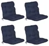 Beautissu Lot de 4 coussins pour fauteuils à dossier bas Voir les images du produit 1