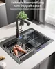 Sofetiy max Spüle 60x45 cm Schwarz, Küchenspüle Anthrazit Produktbild-Vorschau 6
