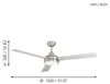 EGLO Sesimbra Plafonnier avec ventilateur - 132cm Voir les images du produit 8