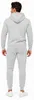 Herren Jogginganzug einfarbig 100% BW 586 Grau XL Produktbild-Vorschau 5