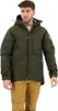 A man wearing a green jacket and tan pants. Produktbild-Vorschau