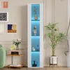 multifunktionale Vitrine, Glastrennwand, LED-Farbwechsel Produktbild-Vorschau 1