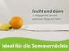 franknatur Sommerdecke 135x200 Bettdecke Sommer Füllung 80% Produktbild-Vorschau 5
