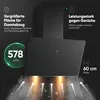 Bomann Dunstabzugshaube 60cm | bunte Beleuchtung in Produktbild-Vorschau 3