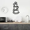 Wallity, Coffee, Wanddeko, Schwarz, Metall, 40 x 75 cm Produktbild-Vorschau 2