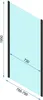 Rea Eckduschkabine Rapid Slide 120X80 Brush Gold Produktbild-Vorschau 8