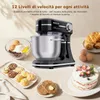 Robot da cucina multifunzione SUNCOK, 1500 W, 2 ciotole in Anteprima dell’immagine prodotto 10