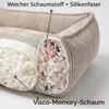 4L Textil HUGO Orthopädisches Hundebett aus Cord mit Produktbild-Vorschau 6