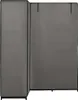 vidaXL Eckkleiderschrank Grau 130 x 87 x 169 cm Náhled obrázku produktu 2