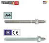 Isolbau Ankerstange M10 x 190 mm verzinkt 20 Stück Verbundanker Gewindestange ETA Produktbild-Vorschau