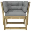 The Living Store Gartensofa mit Armlehnen und Kissen Produktbild-Vorschau 6