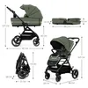 KINDERKRAFT SELECT Poussette combinée Yoxi 2in1 Mystic Voir les images du produit 16