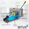 Bituxx Rangierwagenheber 2T Blau mit Transportkoffer Produktbild-Vorschau 4