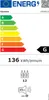 An energy efficiency label for a Klarstein appliance, showing its energy rating, consumption, capacity, and noise level. Náhľad obrázku produktu