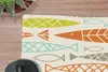 MuchoWow® Mauspad Mousepad Fisch - 50er Jahre - Muster Produktbild-Vorschau 2