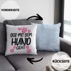 Trendation - Der Mit dem Hund Geht Deko-Kissen mit Füllung Produktbild-Vorschau 2