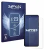 A product box and a smartphone with a screen protector are shown. Produktbild-Vorschau