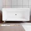 AICA freistehende Badewanne 170x80cm Rechteckige Produktbild-Vorschau 4