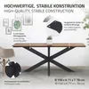 ML-Design Tischbeine Spider Kreuzgestell, 78x71x150 cm, Produktbild-Vorschau 2