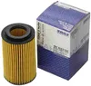 A product shot of an oil filter and its packaging. Produktbild-Vorschau