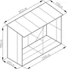 Přístřešek na dřevo G21 WOH 682 - 302 x 119 cm, zelený Náhled obrázku produktu 5